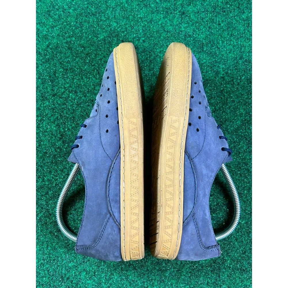 Oliberte Perforated Navy Nubuck Suede Athletic‎ Sneakers Womens Size 9 - Picture 6 of 8